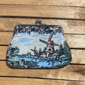 Floral Tapestry Coin Purse